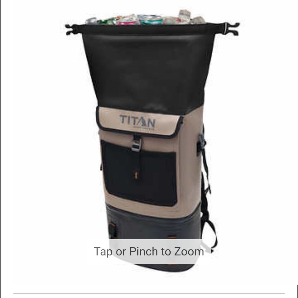 Titan Deep Freeze 24-can High Performance, Waterproof Backpack Cooler - Picture 3 of 6
